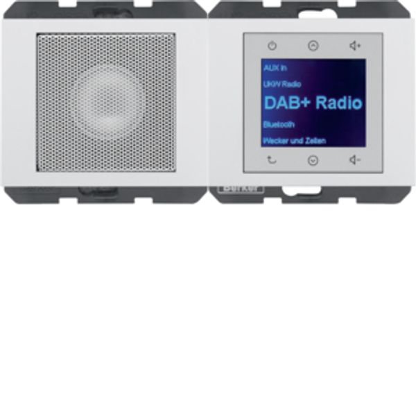 Radio Touch with Loudspeaker DAB+, Bluetooth K.x polar white glossy image 1