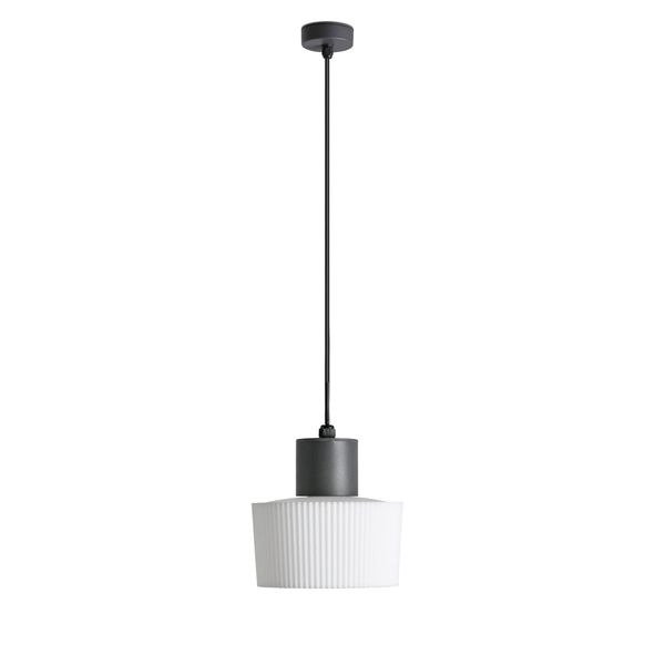 MUFFIN DARK GREY PENDANT LAMP 1XE27 MAX 15W image 1