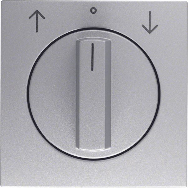 Centre plate rotary knob rotary switch blinds, Berker B.7, alu matt, l image 1