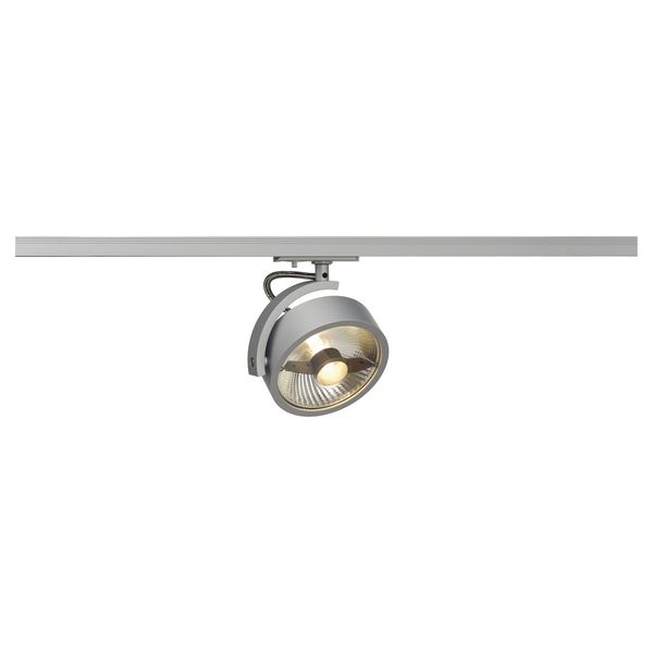 KALU TRACK QPAR111 lamp head, silvergrey, incl. Adaptor image 2