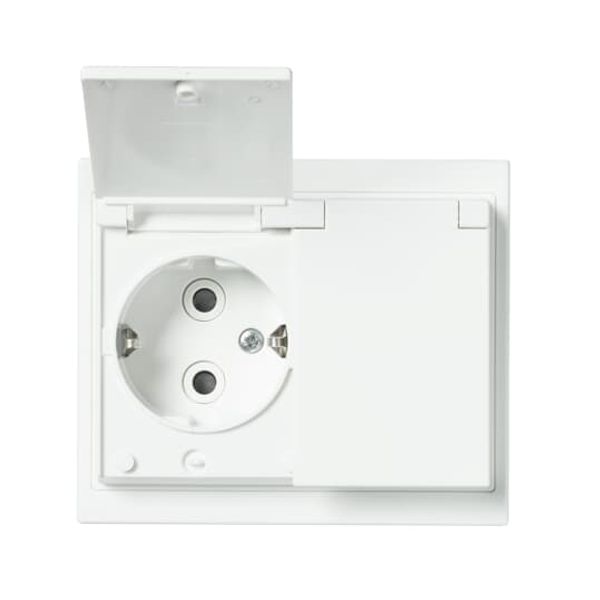 302ESW-84 Socket outlet White - Impressivo image 1