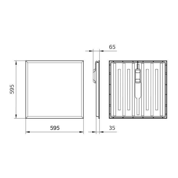 RC065B LED41S/840 PSU W60L60 NOC image 2