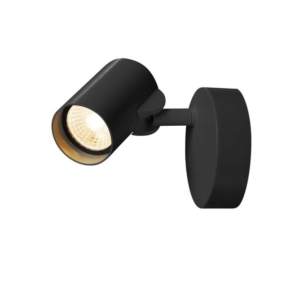 HELIA LED Single Wall and Ceiling luminaire,3000K,35ø,black image 2