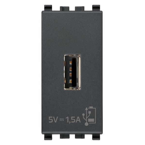 USB supply unit 5V 1,5A 1M grey image 1