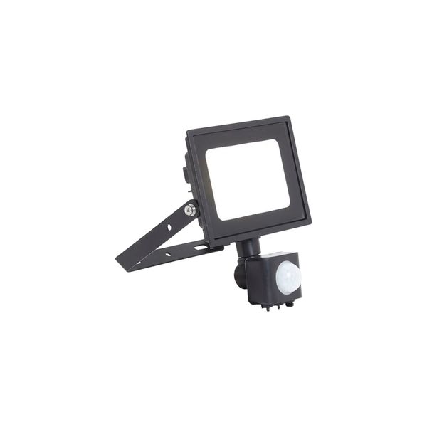 Eden Floodlight 10W PIR Cool White image 1