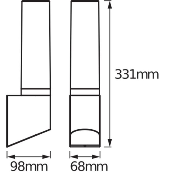 ENDURA STYLE FLARE Flare Wall 7W image 6