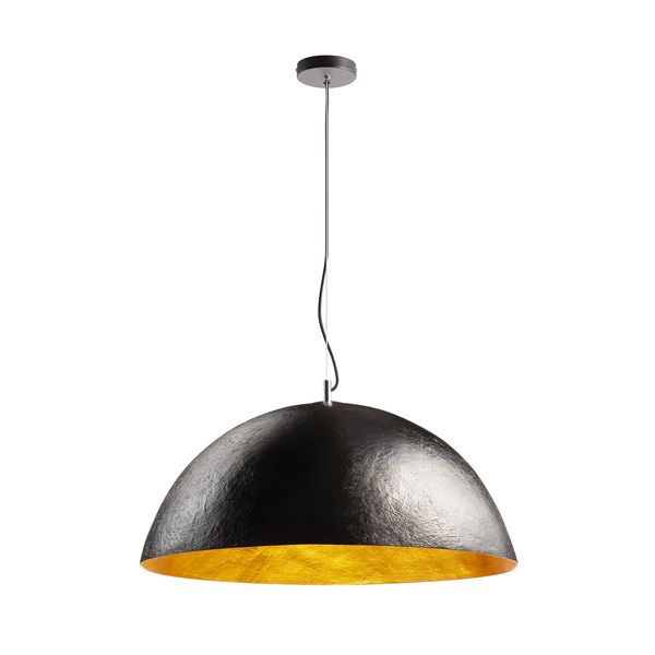 FORCHINI 70 PD, Indoor pendant, black/gold, E27, max. 40W image 1