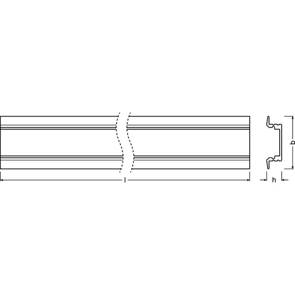 Flat Profiles for LED Strips -PF03/UW/25X7/12/2 image 2