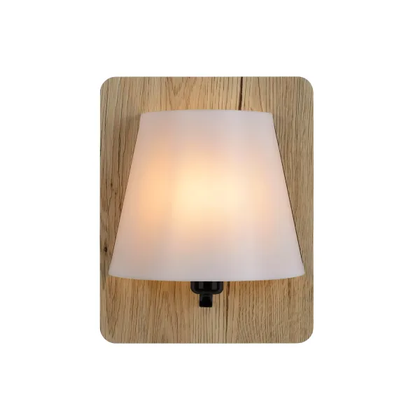 IDAHO Wal Light E14/15W 25/20/15.5cm Light Wood image 1