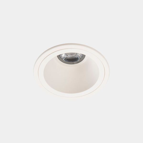 Downlight Lite ø88mm 6.7W LED neutral-white 4000K CRI 80 46.6º ON-OFF White IP54 589lm image 1