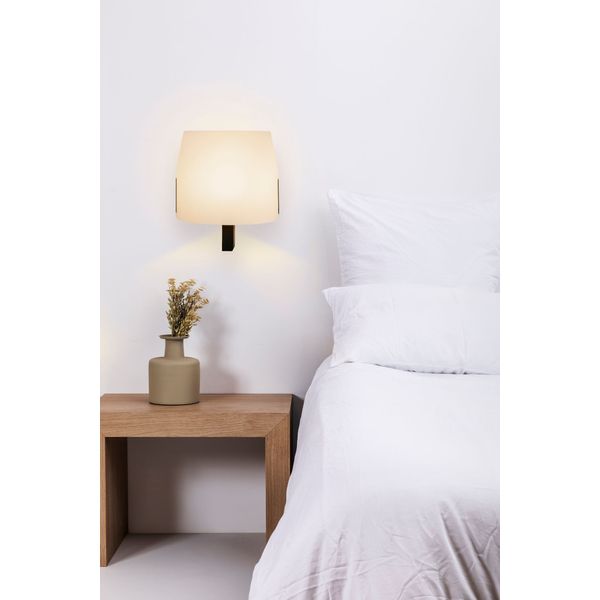 LUANG WALL LAMP BLACK-CAMEL 1XE27 image 2