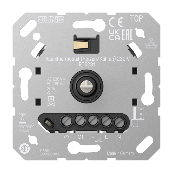 Room thermostat Basic 230V RTR231 image 1