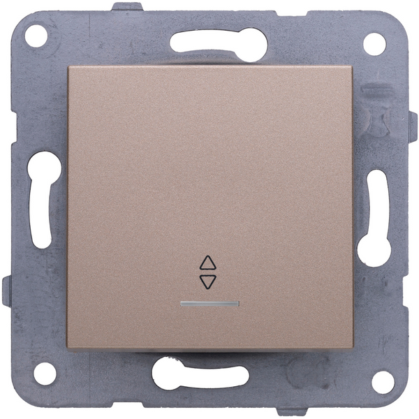 Karre Plus-Arkedia Bronze Illuminated Two Way Switch image 1