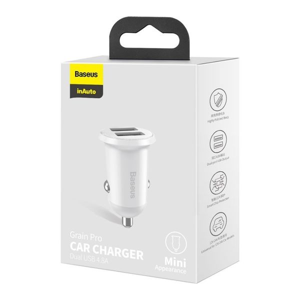 Car Charger 12-24V 2xUSB 4.8A, Black image 4