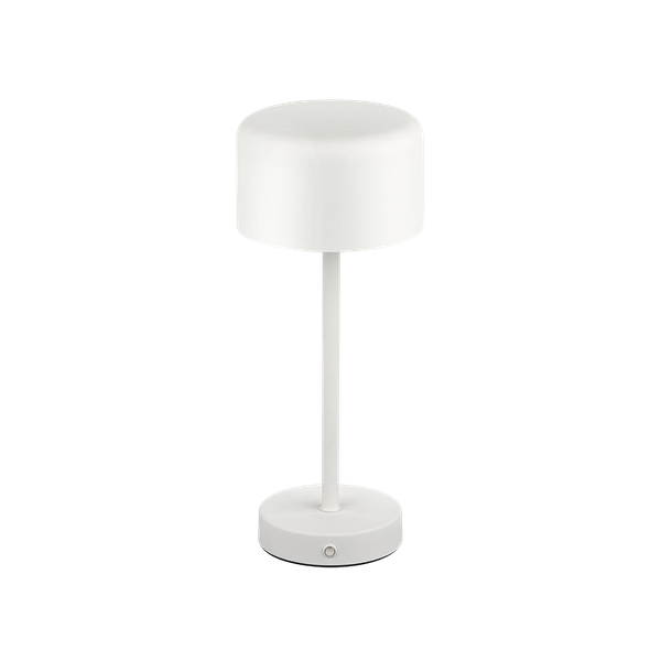 Jeff LED table lamp matt white rechargeable image 1