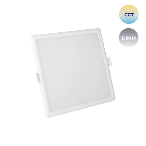 CHLOE  COB LED  230V 16W IP20 24ST  WW CEILING SILVER MAT image 1