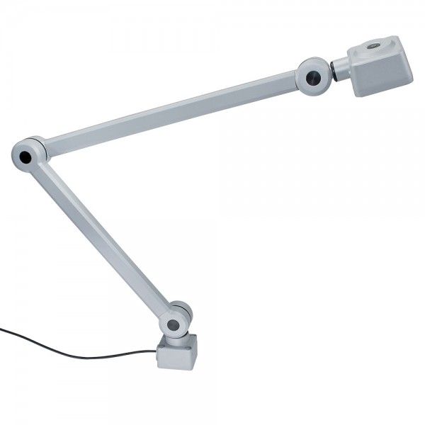 CENALED SPOT articulated arm DC, articulated arm 350+450mm, screw-on base, 30°, ~8.5W, 2-wire connection cable, open ends, 24V DC image 1