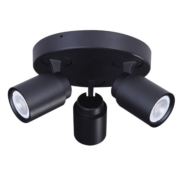 Hum 3-Light Track Light Black image 1