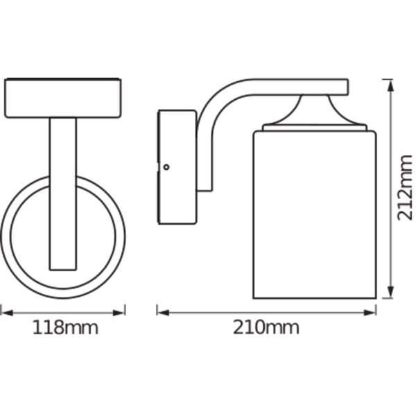 ENDURA® CLASSIC LANTERN CYLINDER Cylinder E27 Wood image 4