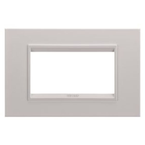 LUX PLATE - IN METAL - 4 MODULES - MONOCHROME NATURAL BEIGE - CHORUSMART image 1