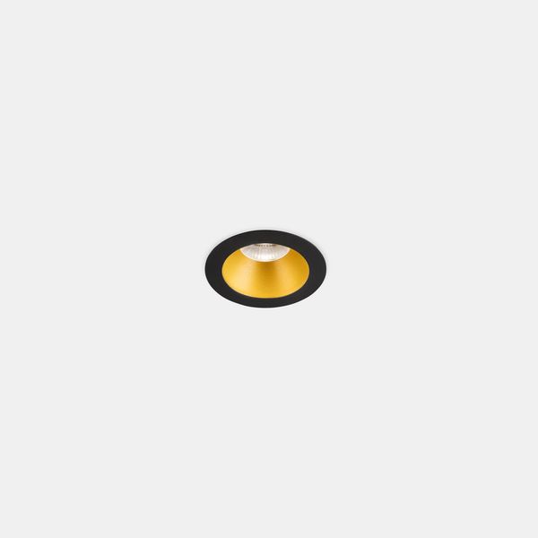 Downlight Play Deco Symmetrical Round Fixed 12.5W TW 2700K-6500K CRI 90 34.3º DALI DT8 Black/Gold IP54 991lm image 1