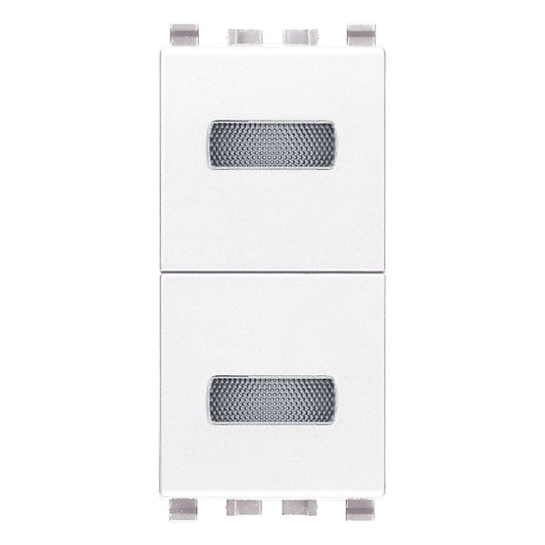 Neutral double indicator unit white image 1