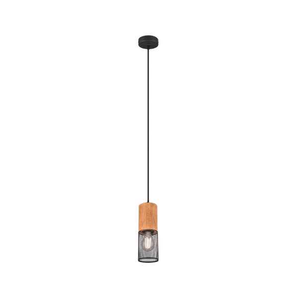 Tosh pendant E27 matt black image 1