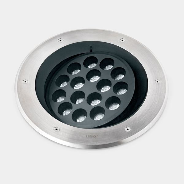 Recessed uplighting IP66-IP67 Gea Power LED Pro Ø300mm Efficiency LED 33.6W LED warm-white 2700K DALI-2/PUSH AISI 316 stainless steel 3266lm image 1