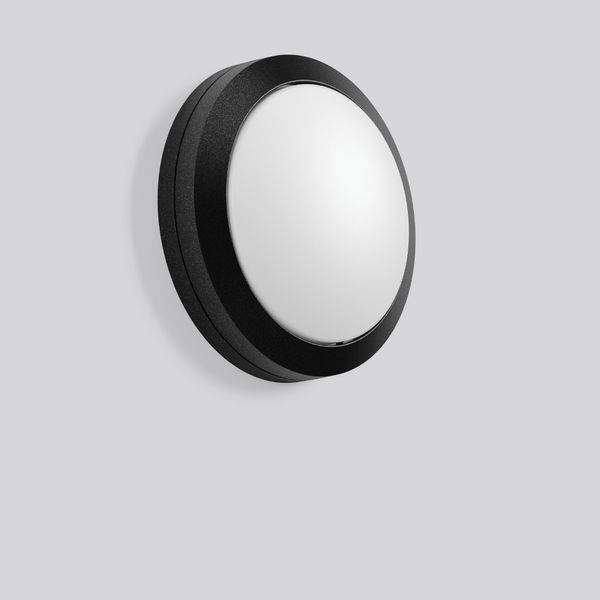 Rounded Midi, 12 W, 600 lm, 830, anthracite, on/off Ceiling and wall l image 1