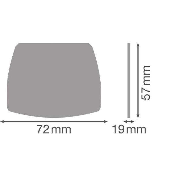 TruSys® FLEX END CAP ENERGY RAIL END CAP LOW RAIL WT image 2