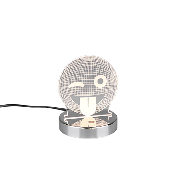 Smiley LED table lamp RGBW image 1