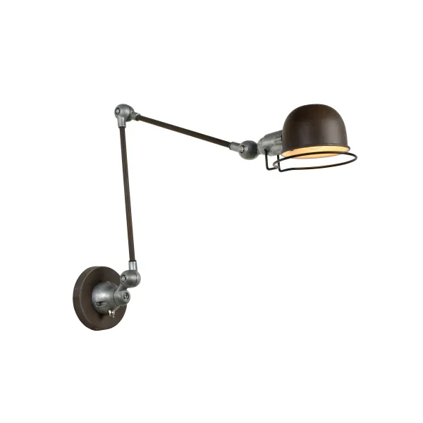 HONORE Wall Light E14 H11.5 W max 70cm Rusty image 1