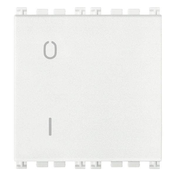 2P 16AX 1-way switch 2M white image 1