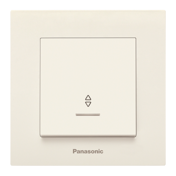 Karre-Meridian Beige (Quick Connection) Illuminated Two Way Switch image 1