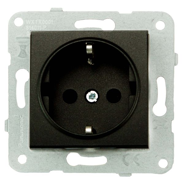 Karre Plus-Arkedia Black Earthed Socket image 1