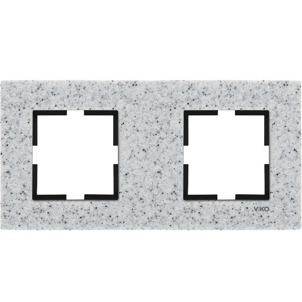 Novella Accessory Corian - Dusk Two Gang Frame image 1