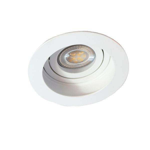 Akrah Round Recessed Spotlight White image 1