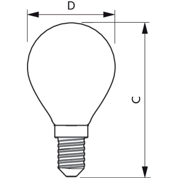 MAS VLE LEDLusterD 2.6-15W E14 P45 SP G image 2