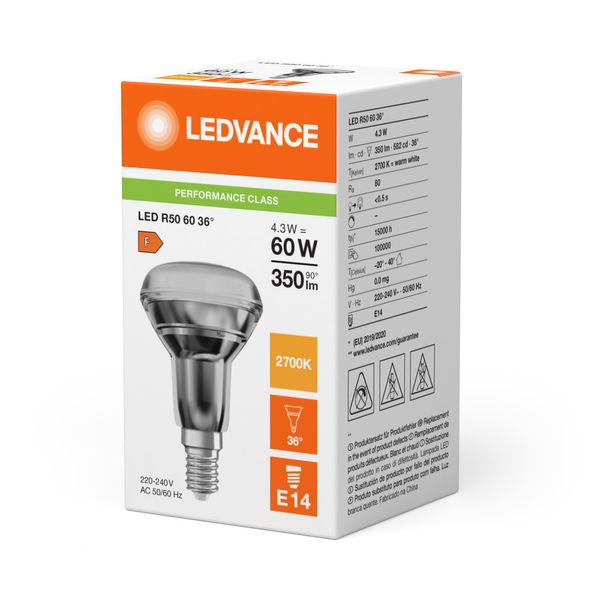 LED R50 P 4.3W 827 E14 image 9