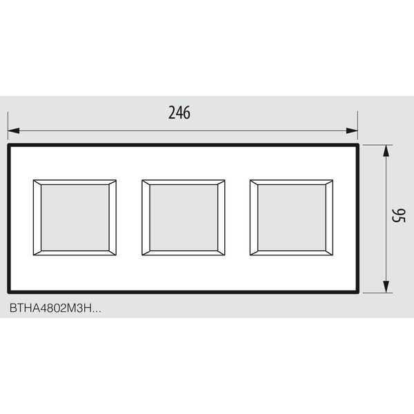 AXOLUTE - PL 2X3P 71MM ORIZZ TITANIO SPAZZ image 2