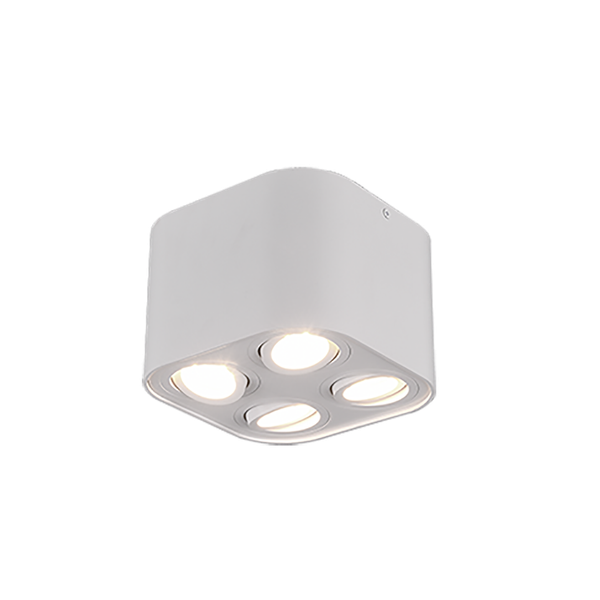 Cookie ceiling lamp 4-pc GU10 matt white image 1