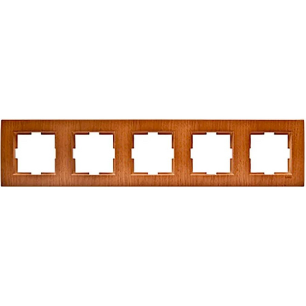 Novella Accessory Walnut Tree Five Gang Frame image 1