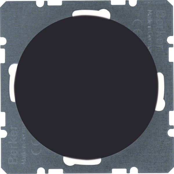 Blind plug centre plate, R.1/R.3, black glossy image 1