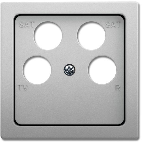 1743/10-04-866 CoverPlates (partly incl. Insert) pure stainless steel Stainless steel image 1