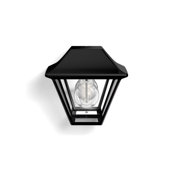 Alpenglow wall lantern black 1x42W 230V image 1