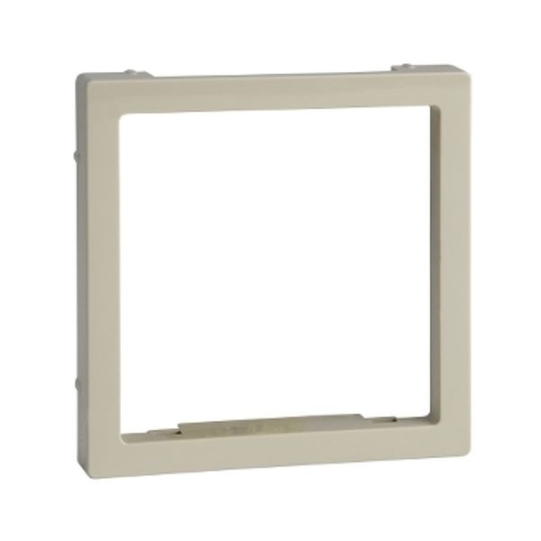 Central plate for emergency light insert, white, glossy, System M image 2