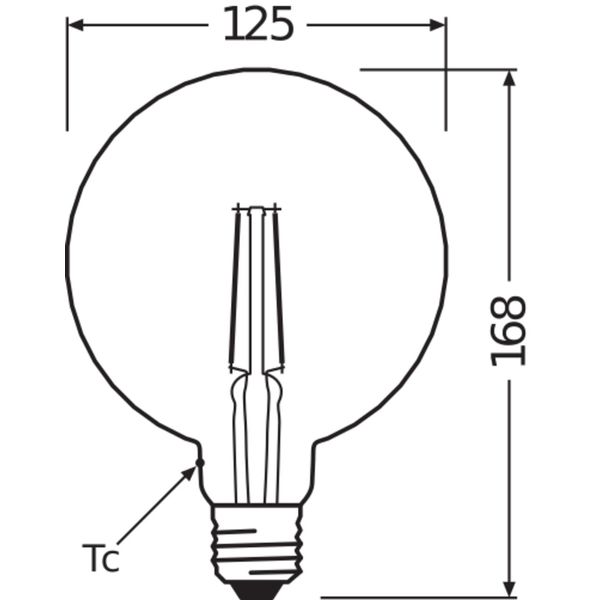 Vintage 1906® LED SPECIAL Shapes 4W 824 Gold E27 image 6