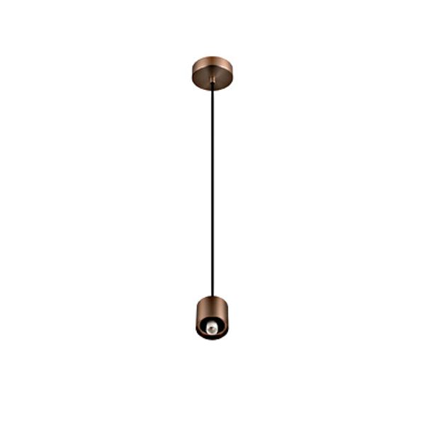 VARYT pendant lamp E14 pendantlength 150cm max. 1x6W copper image 1