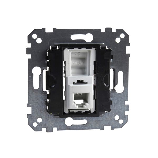 RJ12 telephone socket insert, 4 contacts image 2