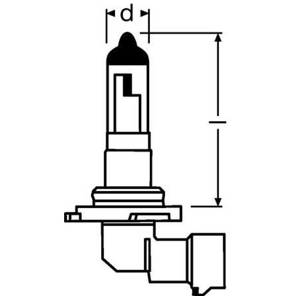 9006-01B 51W 12V P22D BLI1DK OSRAM image 2